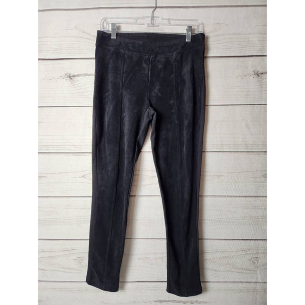 Calvin Klein Womens Leggings Black‎ Mid Rise Stretch Full Length Rayon Blend S